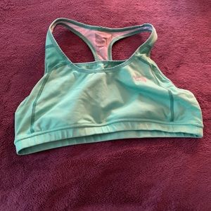 TNF Green Sports Bra